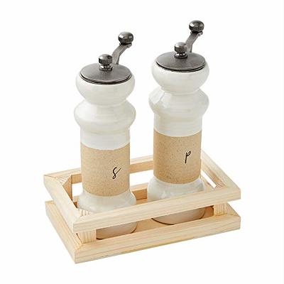 Set of 2 X 8.5 Premium Quality Salt and Pepper Grinder Shaker Set