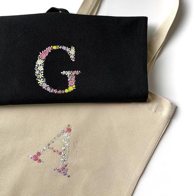 Customized Embroidered Name Tote Bag 100% Cotton Canvas & A Chic  Personalized Bag, Beach Market Bridesmaid - Olive - Yahoo Shopping