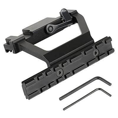 Dovetail to Picatinny Rail Adapter - 11mm to 21mm Scope Mount - Annodized  Alum 