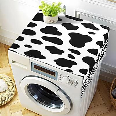 Anti-Slip Washer or Dryer Top Mat Covers, 23.6 x 23.6 Black Washing  Machine Top Protector Dust-Proof Cover, Washer or Dryer Top Protector  Covers for