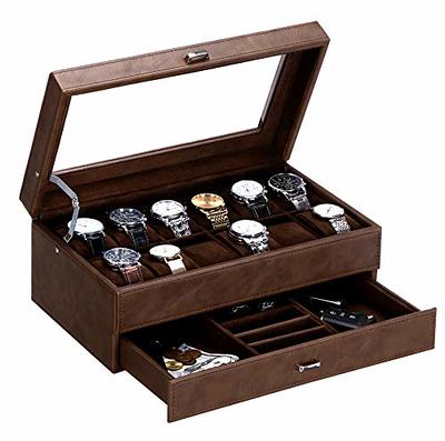 Wooden Watch Box, Engraved Wood Box For Men, Wooden 6, Wooden Jewelry Box,  Mens Gift, Personalized Watch Storage Box - Yahoo Shopping