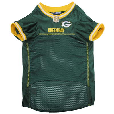 Pets First Green Bay Packers Mesh Dog Jersey, Large