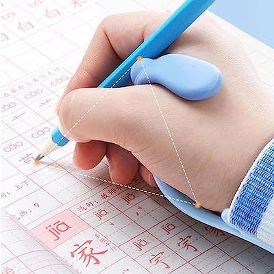 Tofficu 3pcs Anti-Hook Wrist Brace The Grooved Handwriting Book Preschool  Pencils Pens Corrector Gripedge Tools Pencils Holding Tool Double Layer