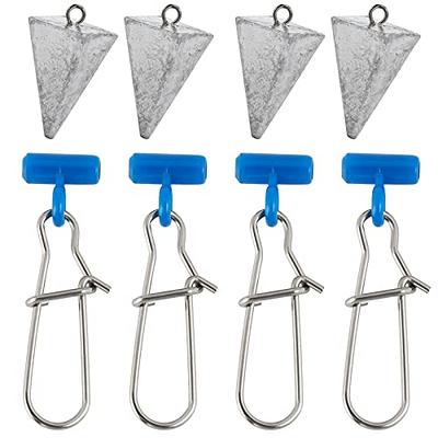 Dr.Fish 5 Pack Pyramid Sinkers with 30 Sinker Slides Lead Fishing Weights  for Surf Fishing Slider Sinker Weight Connectors Saltwater - Yahoo Shopping