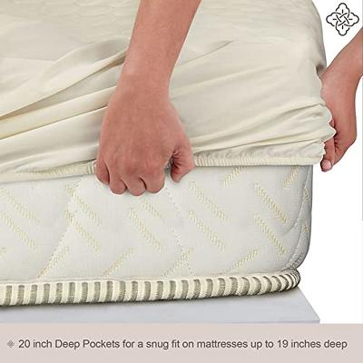  Bioweaves 100% Organic Cotton Mattress Pad Cover, GOTS Certified  Quilted Fitted Mattress Protector with Soft Cotton Wadding - 20 Inch Deep  Pocket, Twin : Home & Kitchen