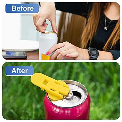 uxcell 2Pcs Manual Easy Can Opener, Beverage Can Cover Protector