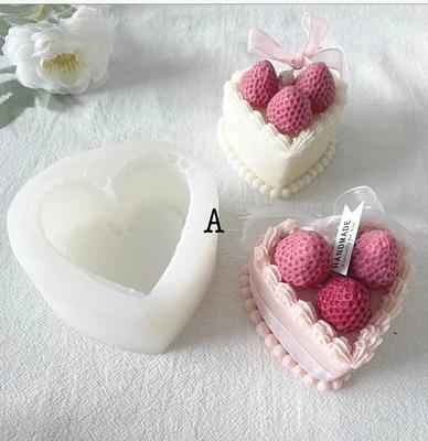Heart Mousse Pastry Moulds Silicone Cake Molds Valentine's Day Rose Dessert  Baking Tools Kitchen Bakeware