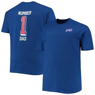 Chicago Cubs Fanatics Branded Number One Dad Team T-Shirt - Royal