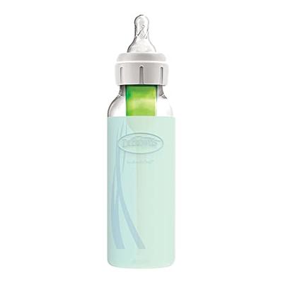 Dr. Brown's Silicone Bottle Sleeve for Wide-Neck Glass Bottle - Mint - 5oz