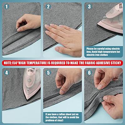 Fabric Fusing Hemming Tape Curtains Trouser Garment Clothes Iron on Hem Tape