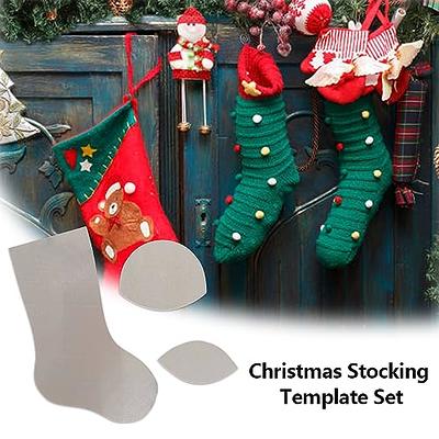 Handmade Christmas Stocking Template, 2023 New[Universal