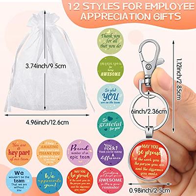 30 Pcs Employee Thank You Gifts Bulk for Women Inspirational Glass