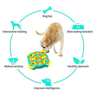 Dog Puzzle Toys, Interactive Dog Toys for IQ Training & Mental Enrichment,  Treat Food Dispensing Slow Feeding to Aid Pet Digestion Level 1 & Level 2 