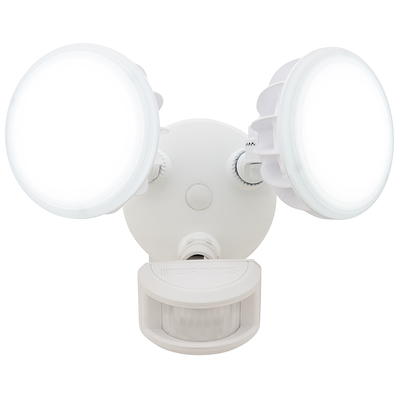 brink's dual head plug-in flood security light