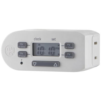 Hyper Tough Indoor Analog Timer, Single Grounded Outlet