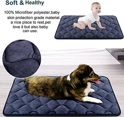 JoicyCo Dog Bed Large Crate Pad Mat 42 in Non-Slip Soft Washable Mattress  Pet Beds Cat Beds Kennel Pads