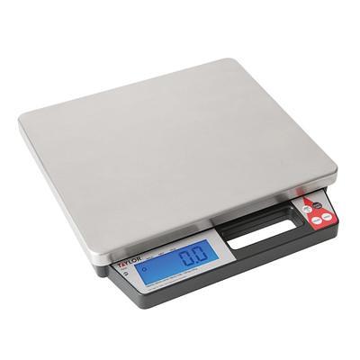 Winco SCAL-D22 22 lb Digital Portion Control Scale - 6 Square Platform, Stainless Steel