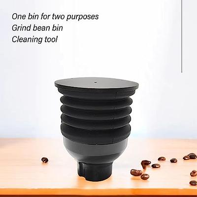 Eureka Mignon black aluminium hopper silicone bellows grind blow