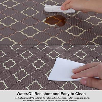 1pc Kitchen Mat Cushioned Anti Fatigue Rug 17.3x28 Waterproof