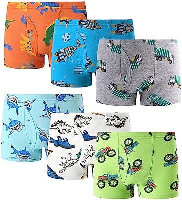 Finihen Boys Boxer Underwear Toddler Briefs Cotton Truck Dinosaur Toddler  Underwear Children Shark Undies Size 5 Multicoloured - Yahoo Shopping