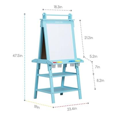 MEEDEN Easel for Kids, Double-Sided All-in-one Wooden Art Easel, Kids Art Easel  Set with Paper Rolls, Magnetic Easel with Whiteboard & Chalkboard, Finger  Paints, Accessories Easel for Toddlers - Yahoo Shopping