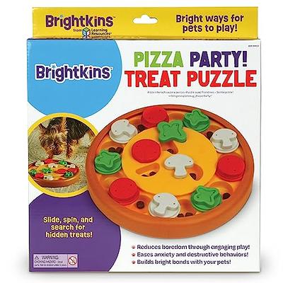 Vibrant Life Interactive Treat Dispensing Pizzeria Puzzler Dog Toy 