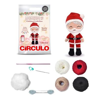 CIRCULO Amigurumi Crochet Kit - Christmas - All Included, Easy