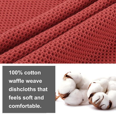 Unique Bargains 100% Cotton Waffle Kitchen Towels Dishcloths Set of 8 Mixed  Color - Yahoo Shopping