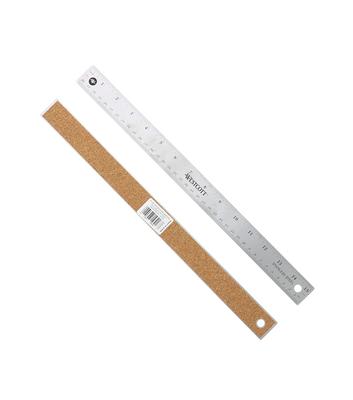 HARFINGTON 2 in 1 Stainless Steel Ruler with Scriber Block 20cm/8