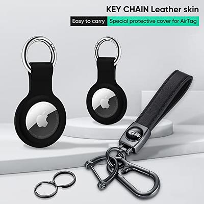 Mechcos Genuine Leather Car Key Fob Keychain Holder