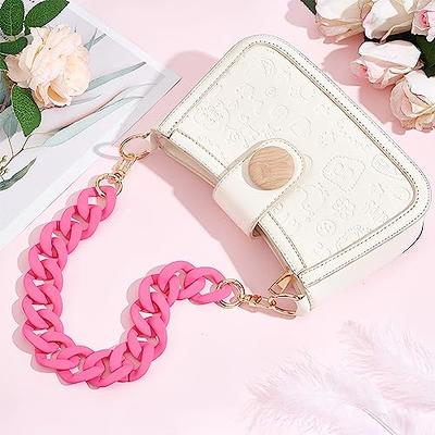 PH PandaHall Pink Acrylic Bag Straps, 18 Inch/46cm Matte Bag Chain Large  Flat Chain Strap Purse Replacement Chain Decorative Chain Strap with  Buckles for Handbag Purse Shouder Bag Wallet, 1PC - Yahoo