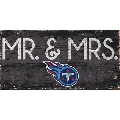 Tennessee Titans 6'' x 12'' Family Clothespin Sign