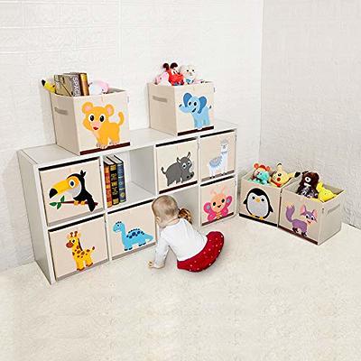 SOSPIRO Kids Toy Storage Organizer with Bins, Toy Storage Cabinet