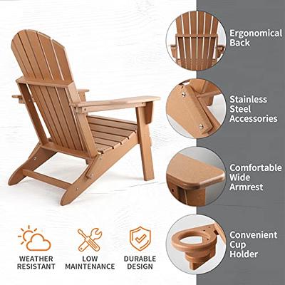 Adirondack Chair Cushion Weather Resistant High Back Folding Chair