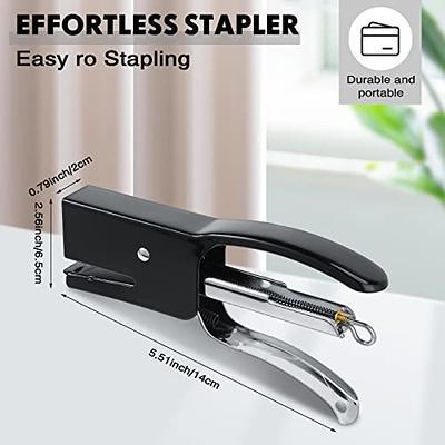 Basics Effortless Hand Held Plier Stapler, 25 Sheet Capacity, Black