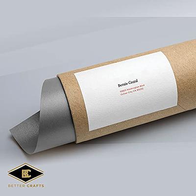 Mailing Tubes with Caps - Premium Kraft Cardboard Tubes for mailing -  Shipping Tubes for Posters - Size 2 x 24 (25) - Yahoo Shopping