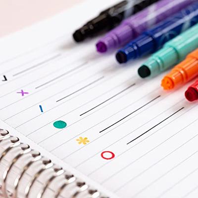 Erin Condren Dual-Tip List Markers - Teacher Organization - 6 Pack - Stamp  Important Notes, Highlight Student's Answers and Check Off To-Do Lists!  Teaching Essentials - Yahoo Shopping