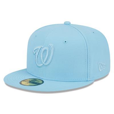 Detroit Tigers New Era Spring Color Two-Tone 59FIFTY Fitted Hat - Light Blue /Red