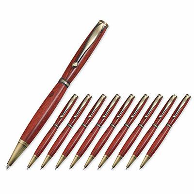 DIYKITSMALL, Gold Elegance Pen Kits, Woodturning kits (10 Pack