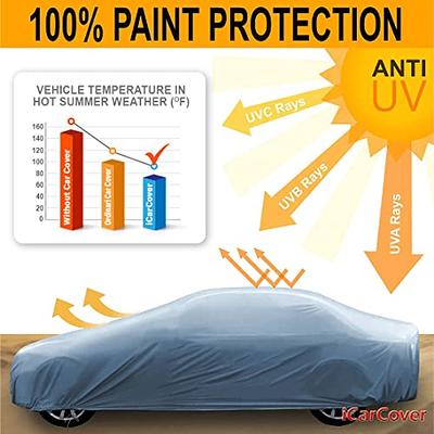 Protective Car Cover w/Anti-Hail Damage for Sedan, Coupe, Hatchback