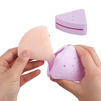 Silicone Makeup Sponge Portable Breathable Dustproof Make Up Box