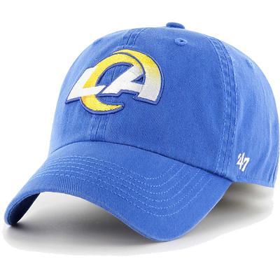 Men's New Era Cream/Royal Los Angeles Rams 2022 Sideline 59FIFTY Fitted Hat