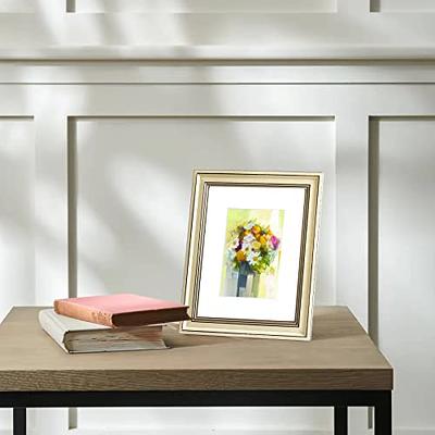 DesignOvation Gallery Wood Photo Frame Set for Customizable Wall