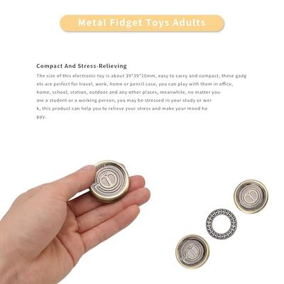Coin Fidget Slider, Magnetic Stainless Mini Rotation Coin Fidget Slider,  Devil Style Stress Relief Fingertip Haptic Toy for Adults Office Work,  Travel, Home - Yahoo Shopping