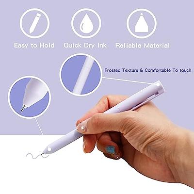 Temiary 5Pcs 0.5mm Retractable Aesthetic Gel Ink Pens, Cute Gel Pen No  Smudge for Journaling Note Taking, Fine Point Smooth Writing Pen for Home  School Office Supplies(Beige) - Yahoo Shopping