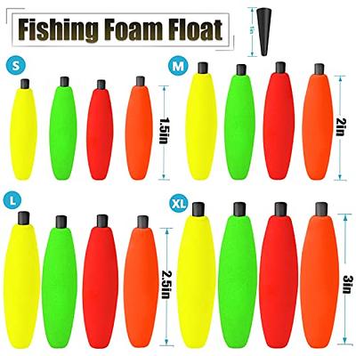 10pcs Eva Fishing Foam Cigar Floats Peg Floats Red Fishing Bobber