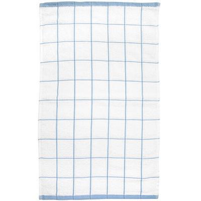 Kitchen Towels - Navy Blue Windowpane Pattern Kitchen Towels, 15x25 in. - 2  Kitchen Towels