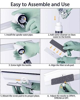  Window Cleaning Squeegee Kit with Spray Window