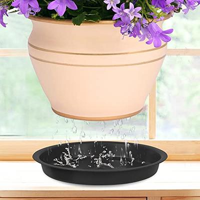 Durable Flower Pot Indoor Outdoor Drip Trays Plant Saucer Plastic