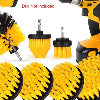 Drill Brush Attachment Set, Power Scrubber Brush With Drill Scrub Brush For  Cleaning Showers, Tubs, Bathroom, Tile, Grout, Carpet - Temu